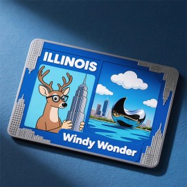 Illinois Novelty Card