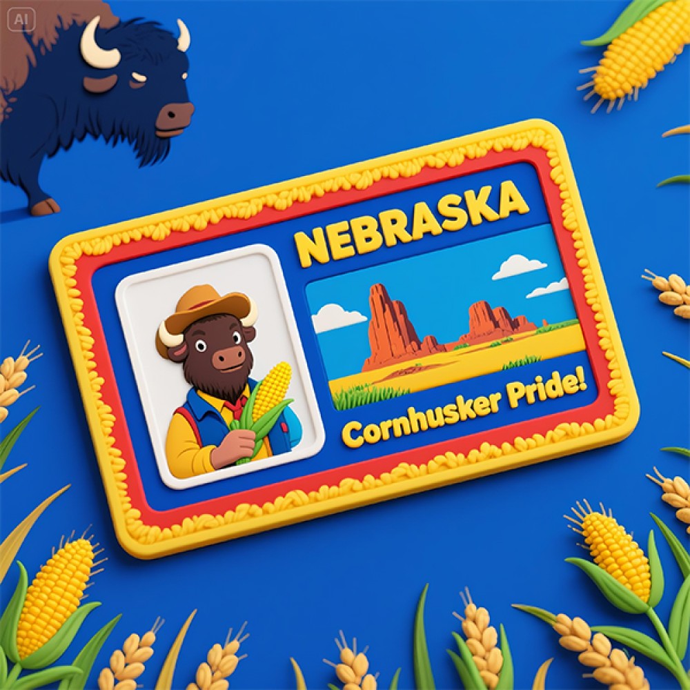 Nebraska Novelty Card