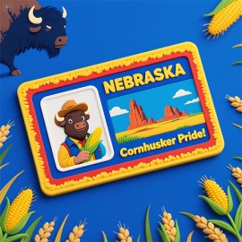 Nebraska Novelty Card