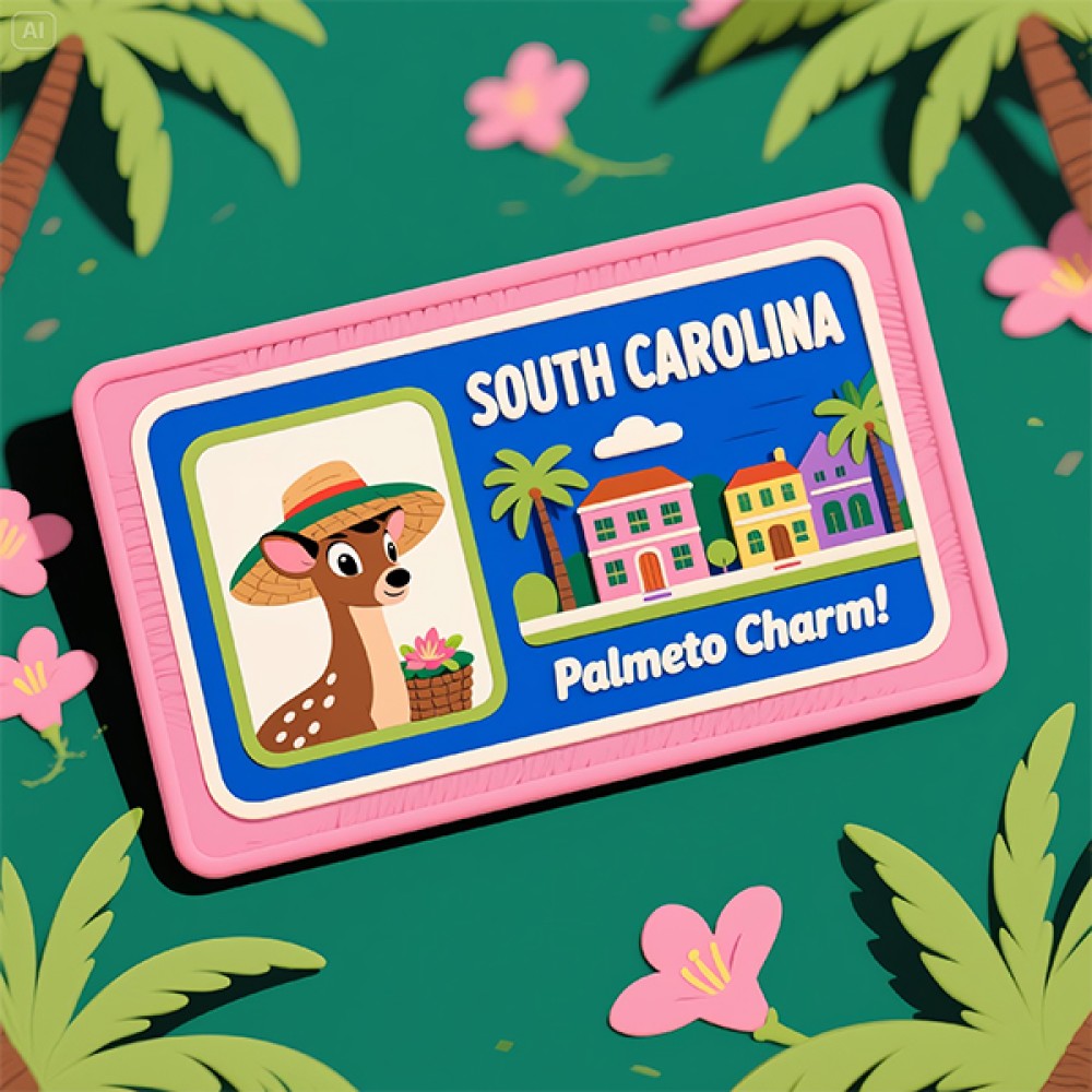 South Carolina Novelty Card