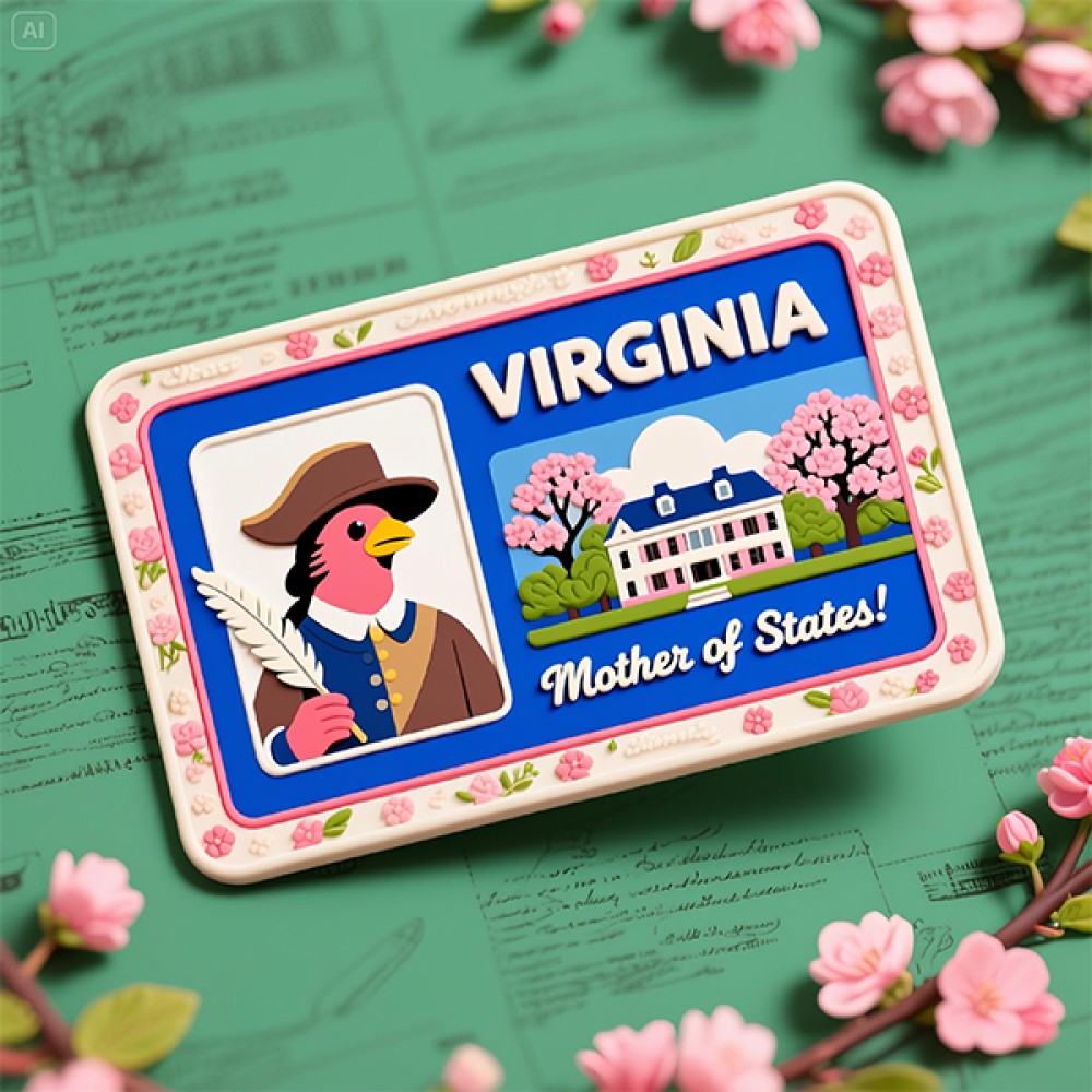Virginia Novelty Card