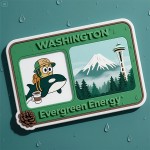 Washington Novelty Card